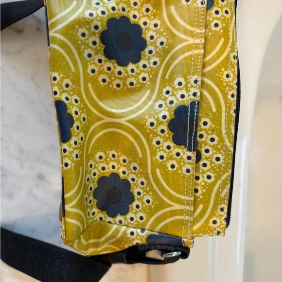 Orla Kiely Yellow and Blue Crossbody Bag - Picture 6 of 10